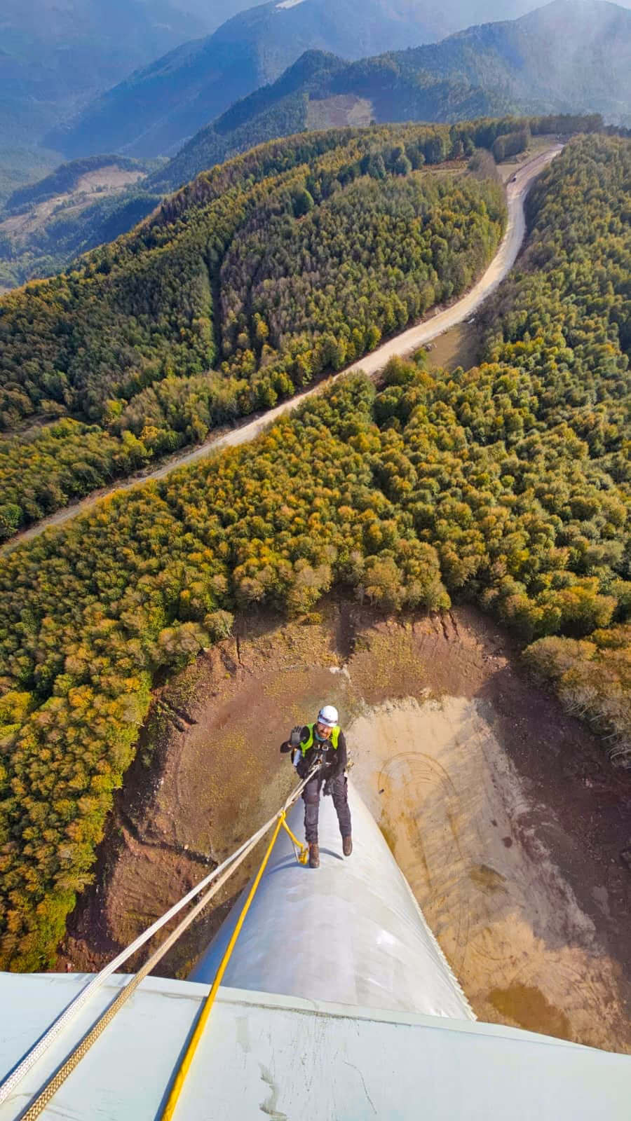 Geyve RES — Rüzgâr Türbini Kanat Bakımı